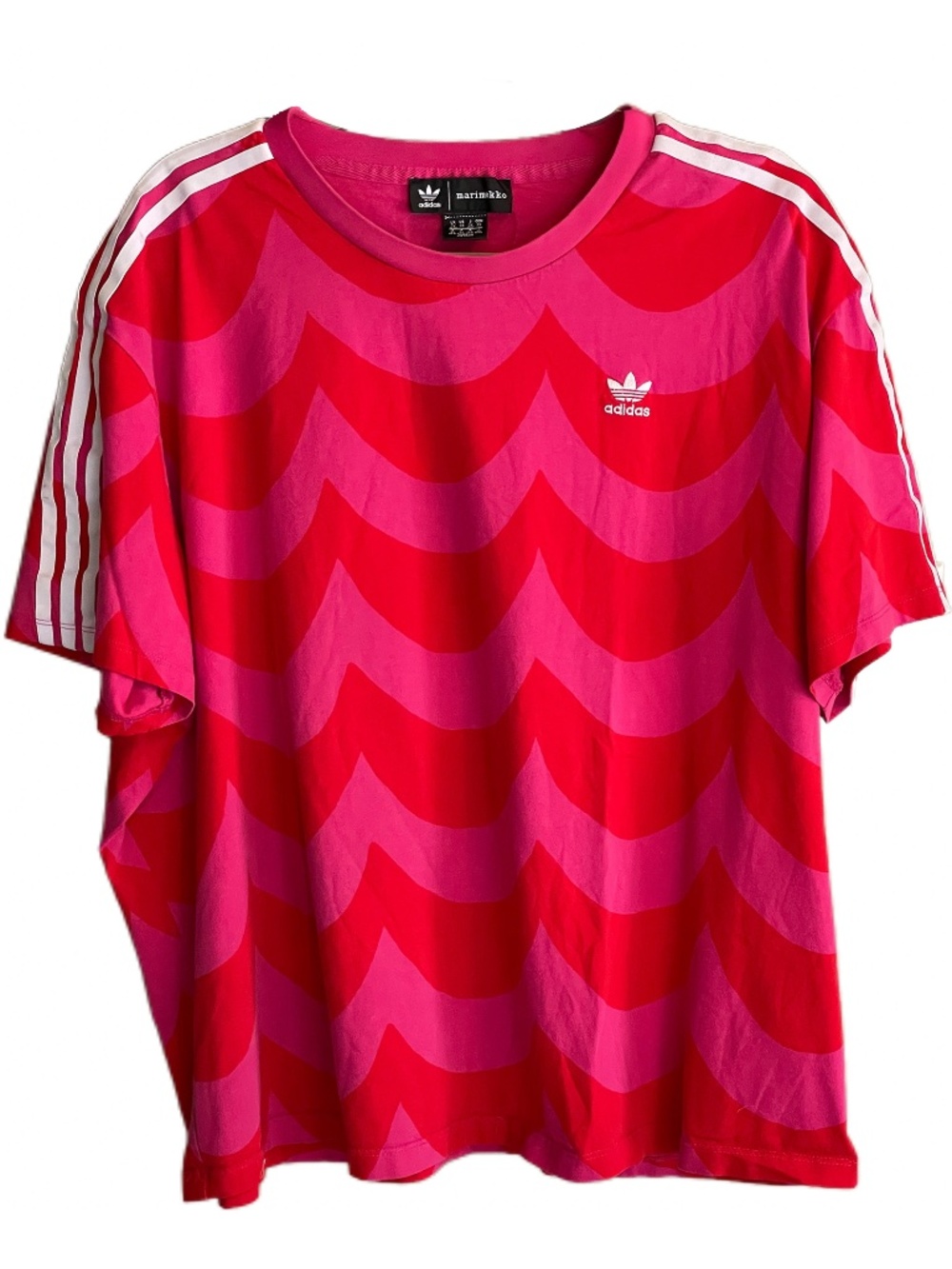 Adidas Originals x Marimekko Colab Red & Pink Jersey sz 2x